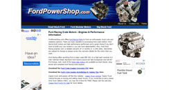 Desktop Screenshot of fordpowershop.com